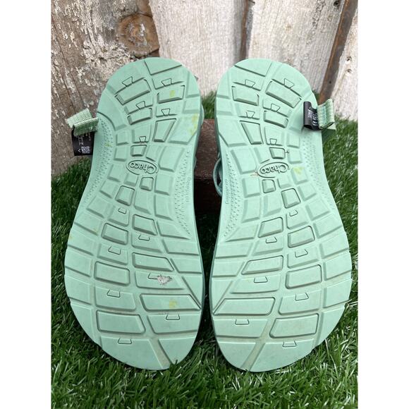 CHACO Zx EcoTread Teal Green Sandals Youth 6 - Picture 5 of 5